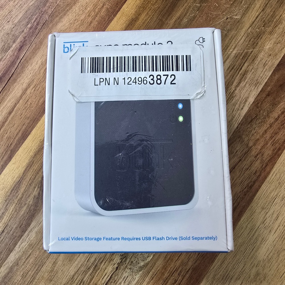 Blink Sync Module 2 Home Security Hub BSM00300U White Local Video Storage New